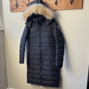 Pajar Black Long Puffer Coat